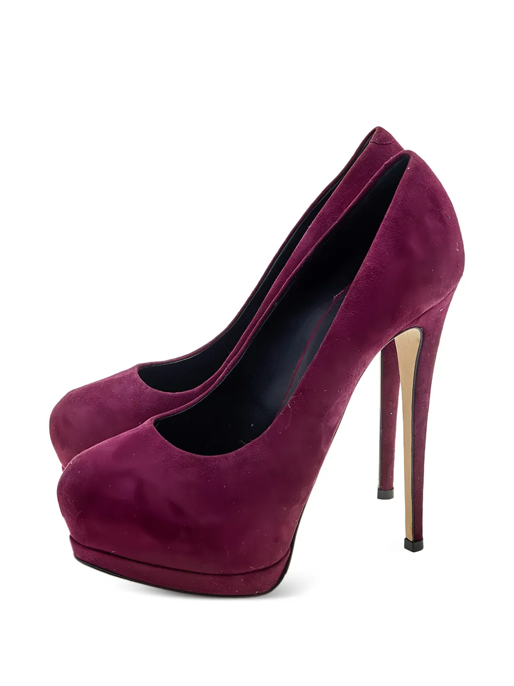 Giuseppe Zanotti round-toe platform pumps - Rot