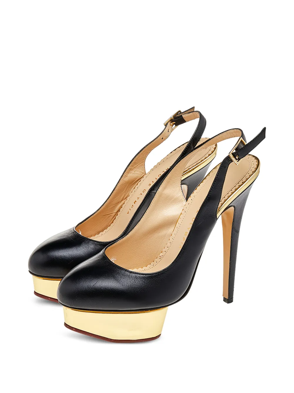 Charlotte Olympia Dolly platform pumps - Nero