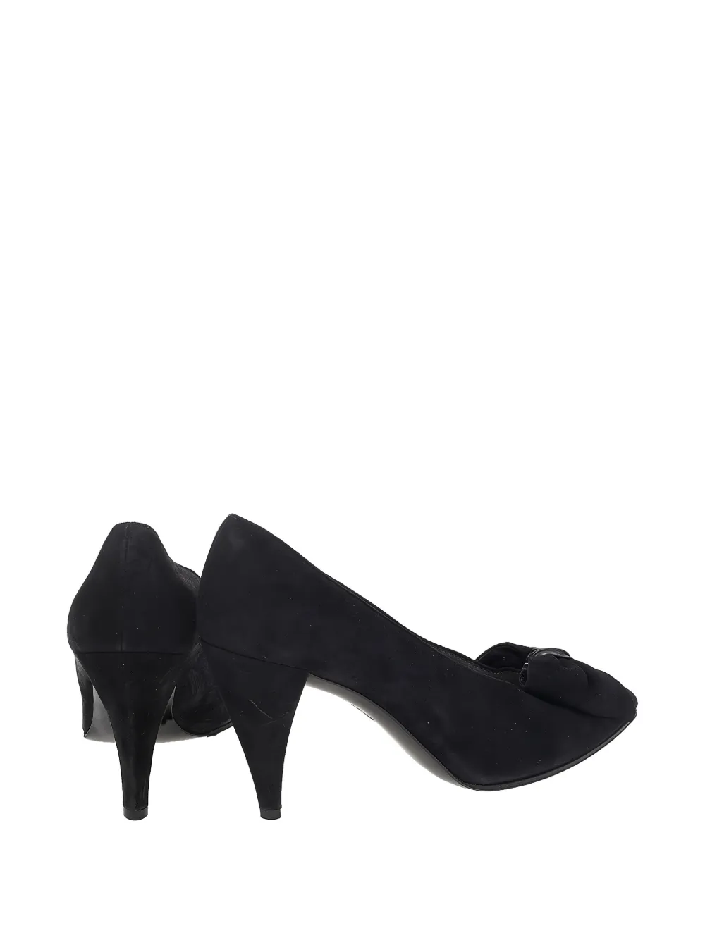 Christian Dior Pre-Owned 85mm suede heeled sandals - Nero
