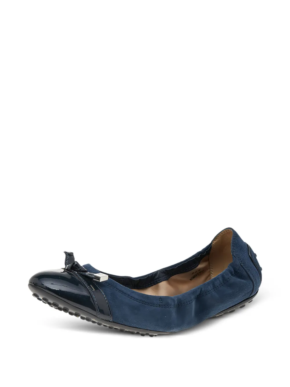 Tod's bow-detail ballet flats - Blu