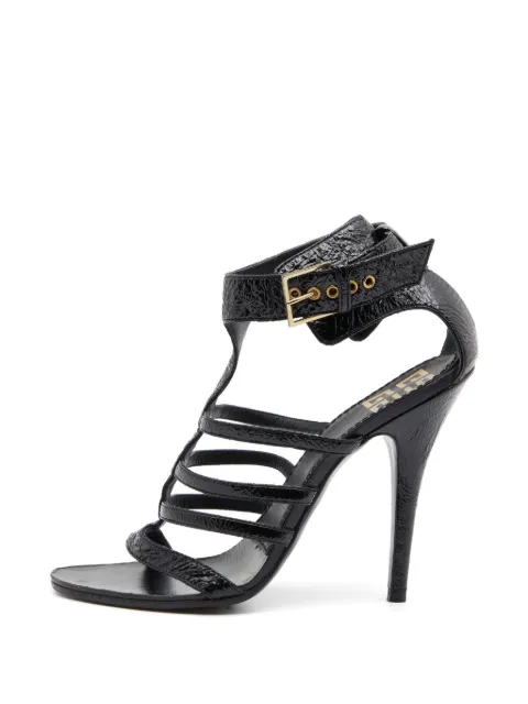 Givenchy Pre-Owned 115mm patent leather heeled sandals