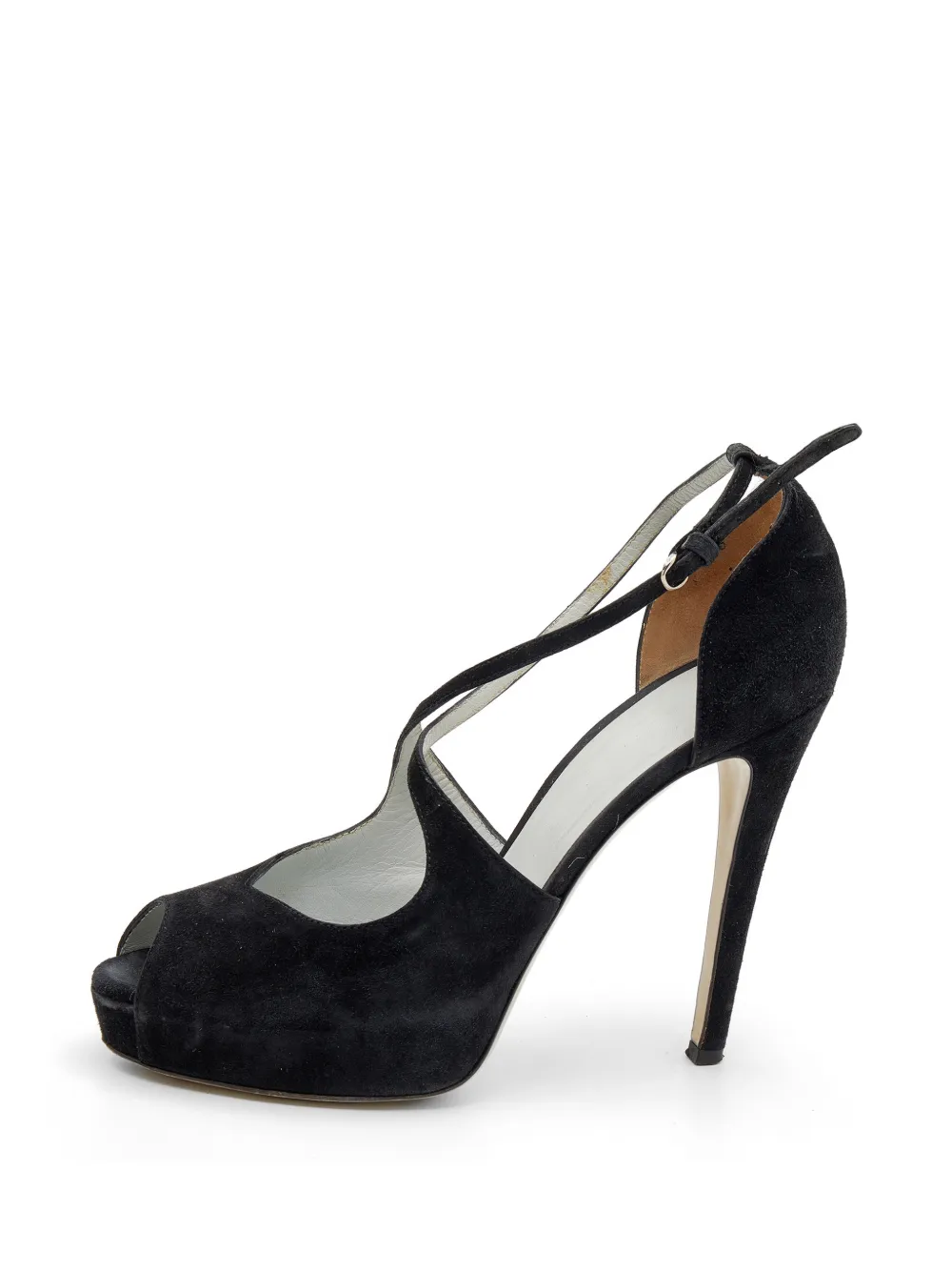 Dolce & Gabbana Pre-Owned peep-toe platform sandals - Schwarz