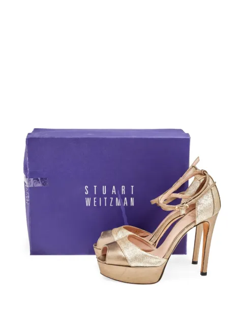Stuart Weitzman 120mm platform heeled sandals