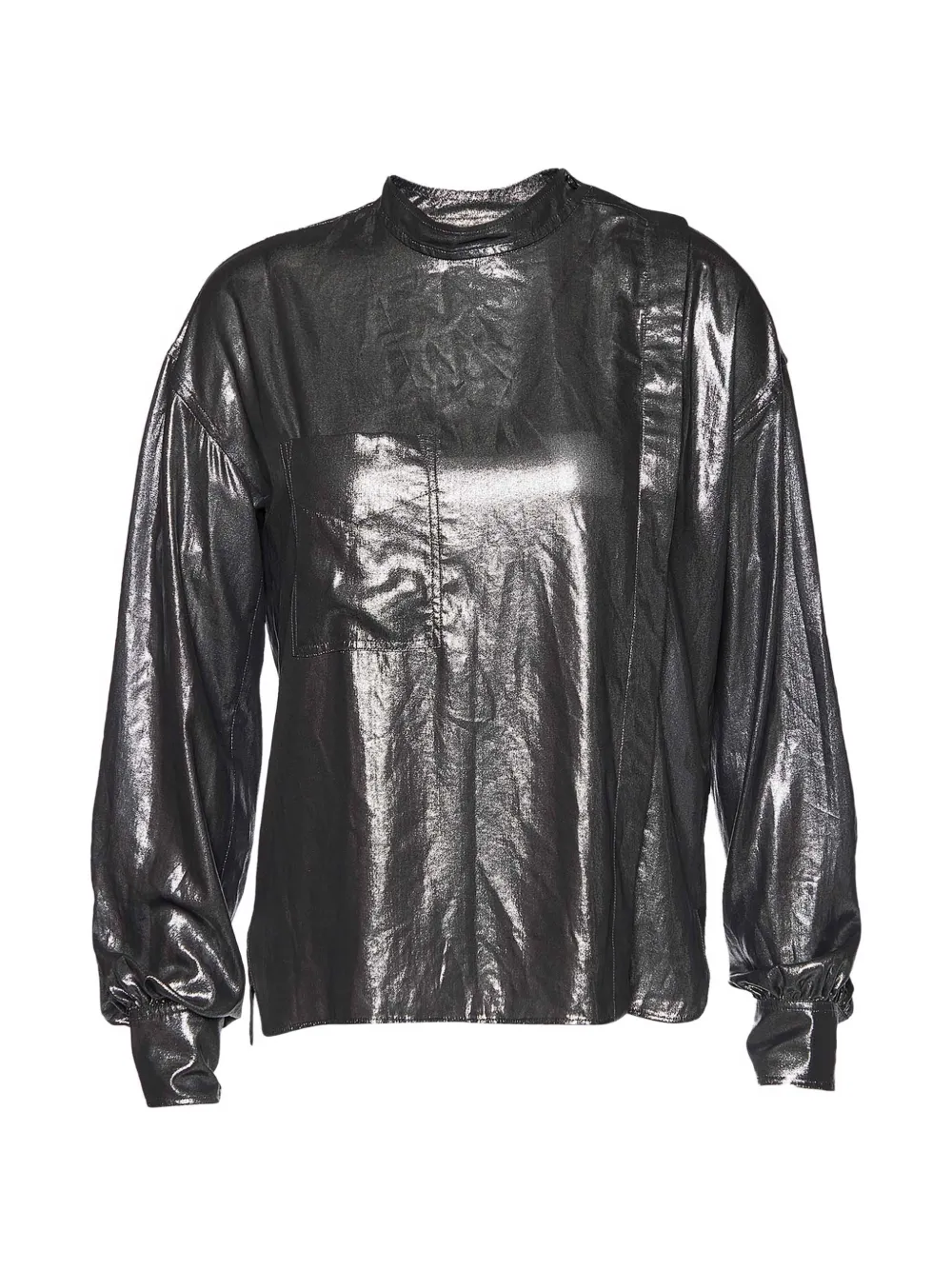 MARANT ÉTOILE asymmetric top - Argento