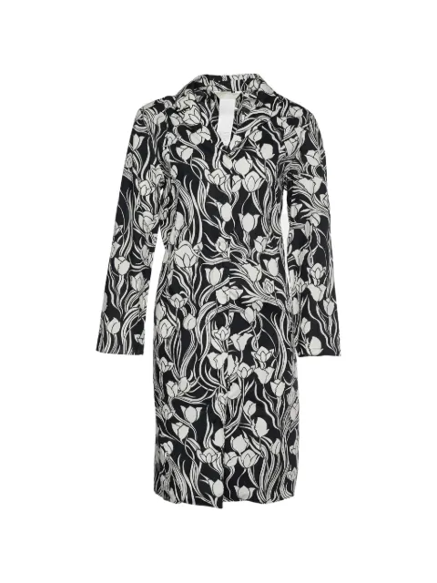 'S Max Mara vestido camisero con estampado floral