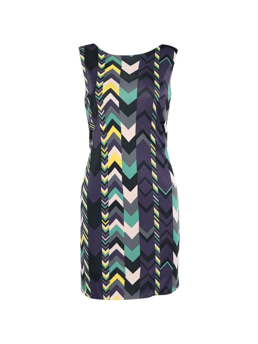 Missoni Pre-Owned geometric-print sleeveless dress - Blu