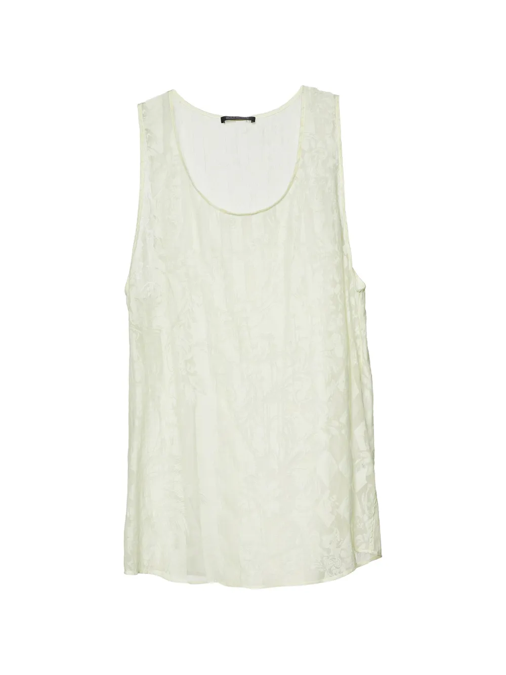 Balmain Pre-Owned Harlequin jacquard tank top - Toni neutri