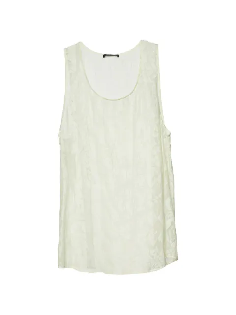 Balmain Pre-Owned Harlequin jacquard tank top