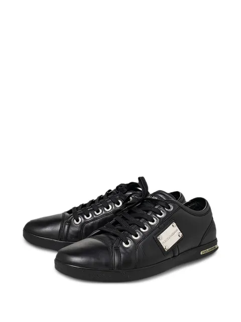 Dolce & Gabbana Pre-Owned logo-plaque sneakers