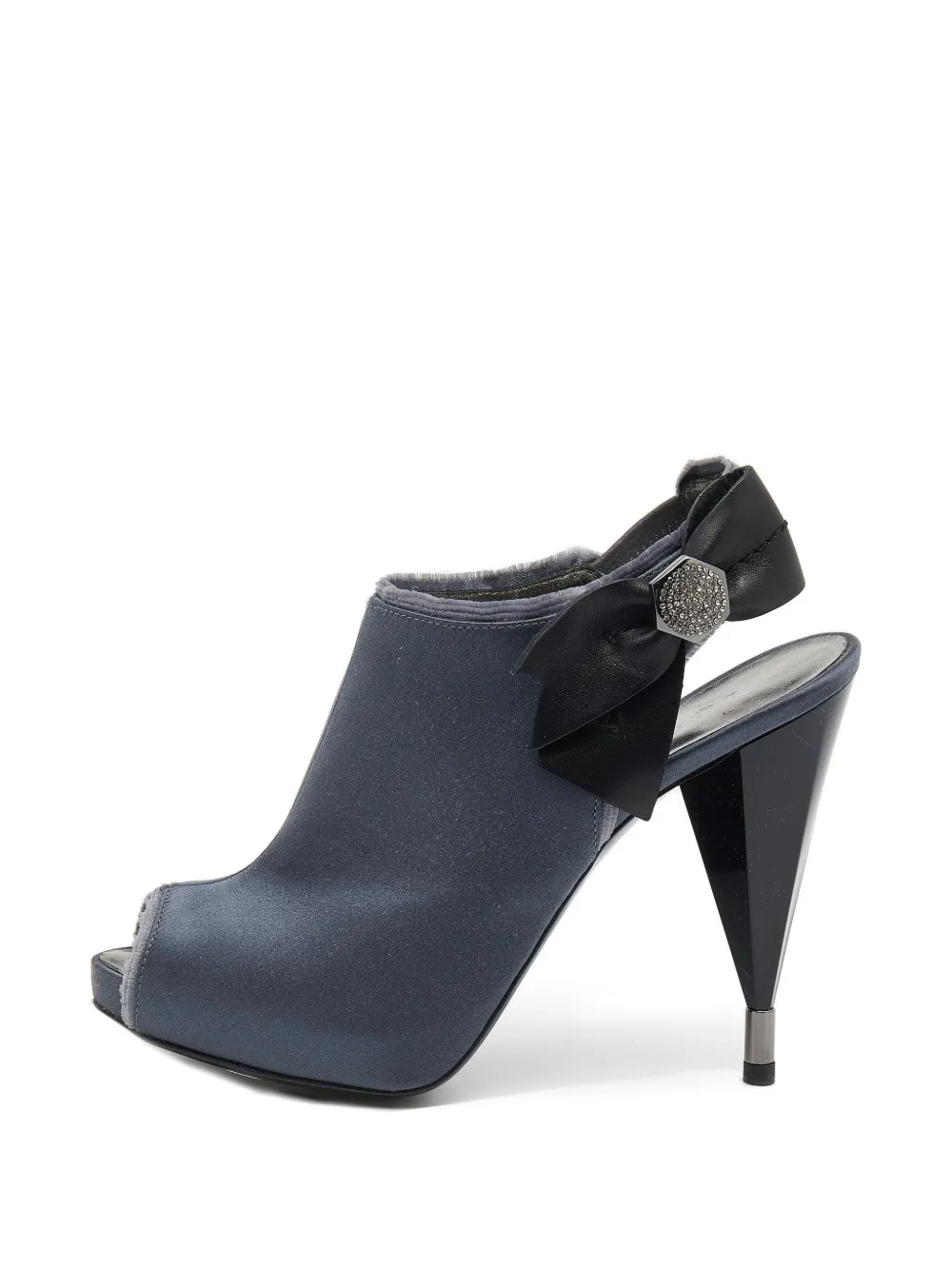 Marc Jacobs Vintage bow-detail slingback sandals - Grigio