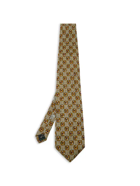 Ermenegildo Zegna Vintage floral-print silk jacquard tie