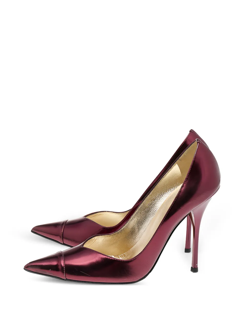 Roberto Cavalli Vintage pointed-toe pumps - Rot