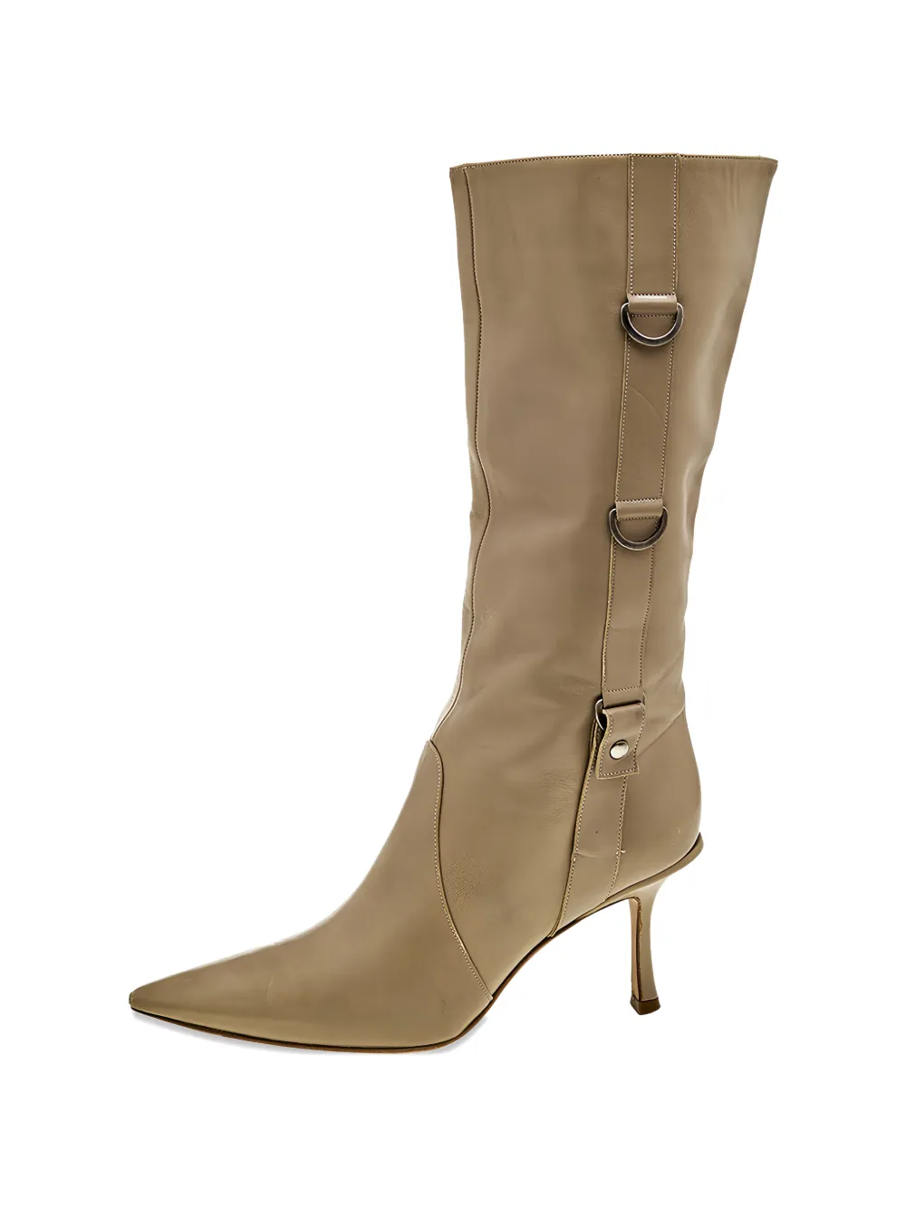 Jimmy Choo Pre-Owned pointed toe boots - Toni neutri