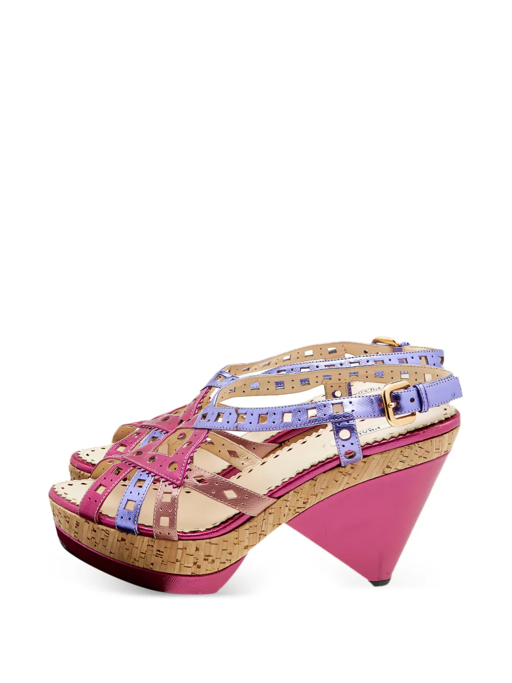 Prada Pre-Owned slingback sandals - Rosa