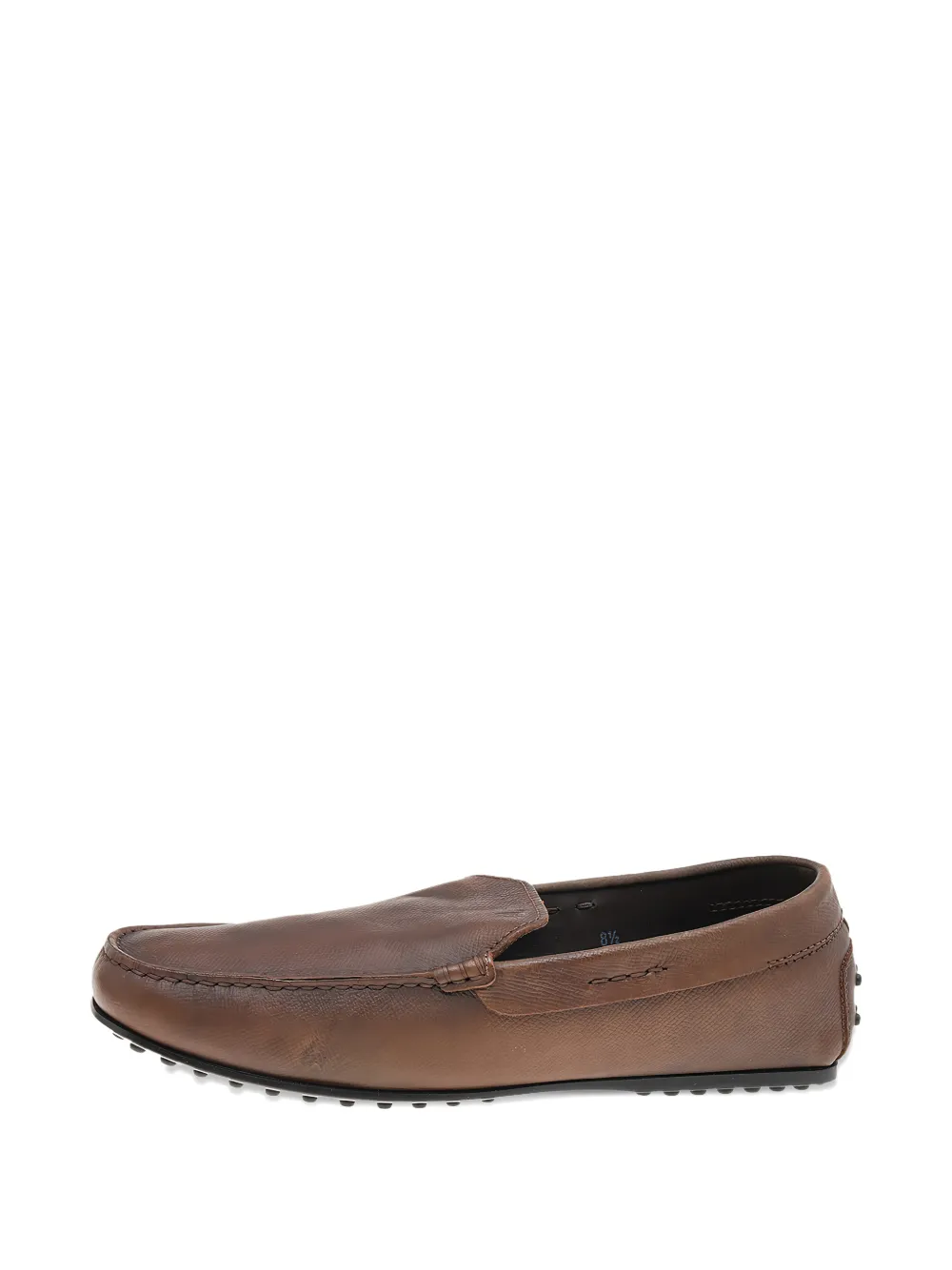 Tod's Vintage slip-on leather loafers - Braun