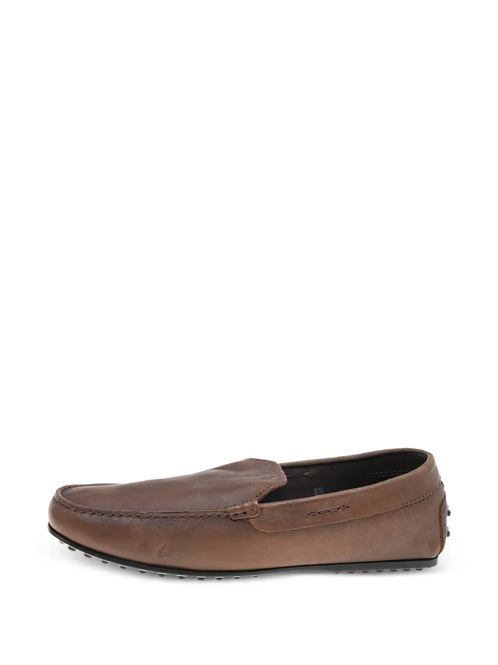 Tod's Vintage slip-on leather loafers - Braun