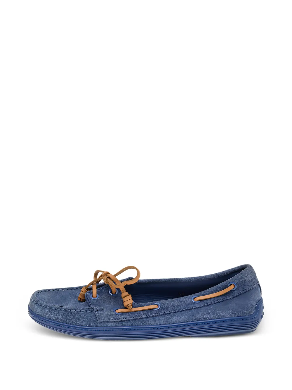 Tod's lace-up boat loafers - Blue