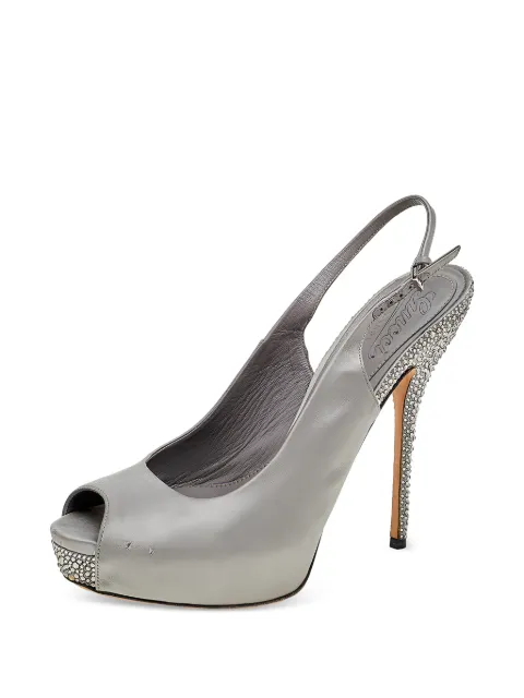Gucci Pre-Owned crystal-embellished platform sandals
