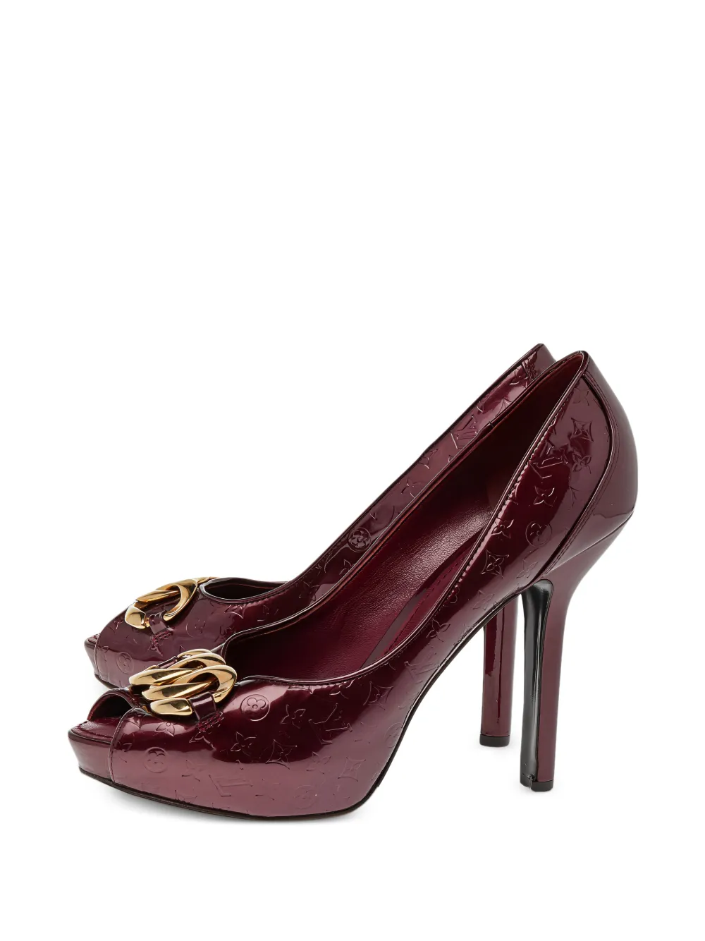 Louis Vuitton Pre-Owned Monogram chain pumps - Viola