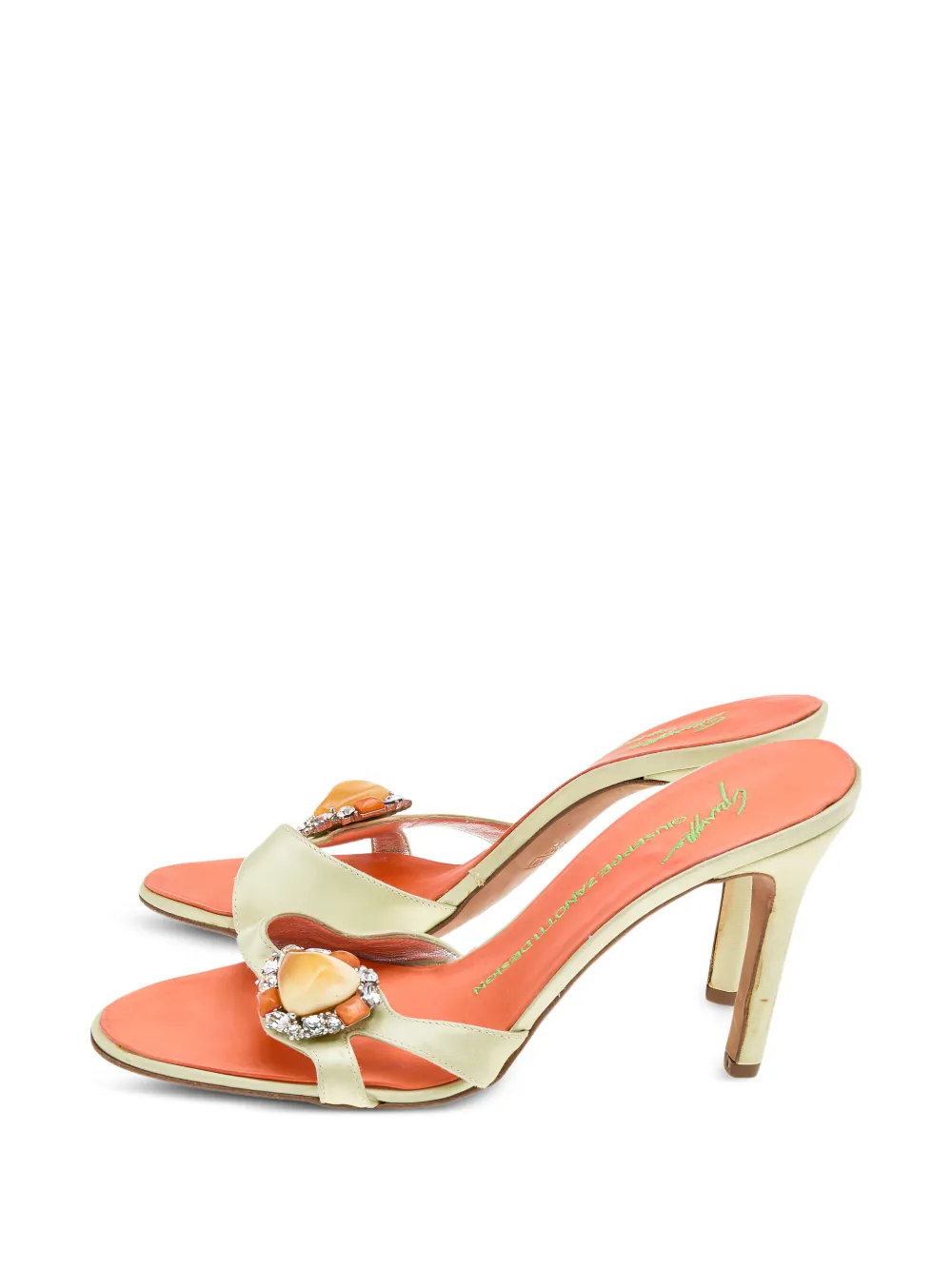 Giuseppe Zanotti crystal-embellished sandals - Gelb
