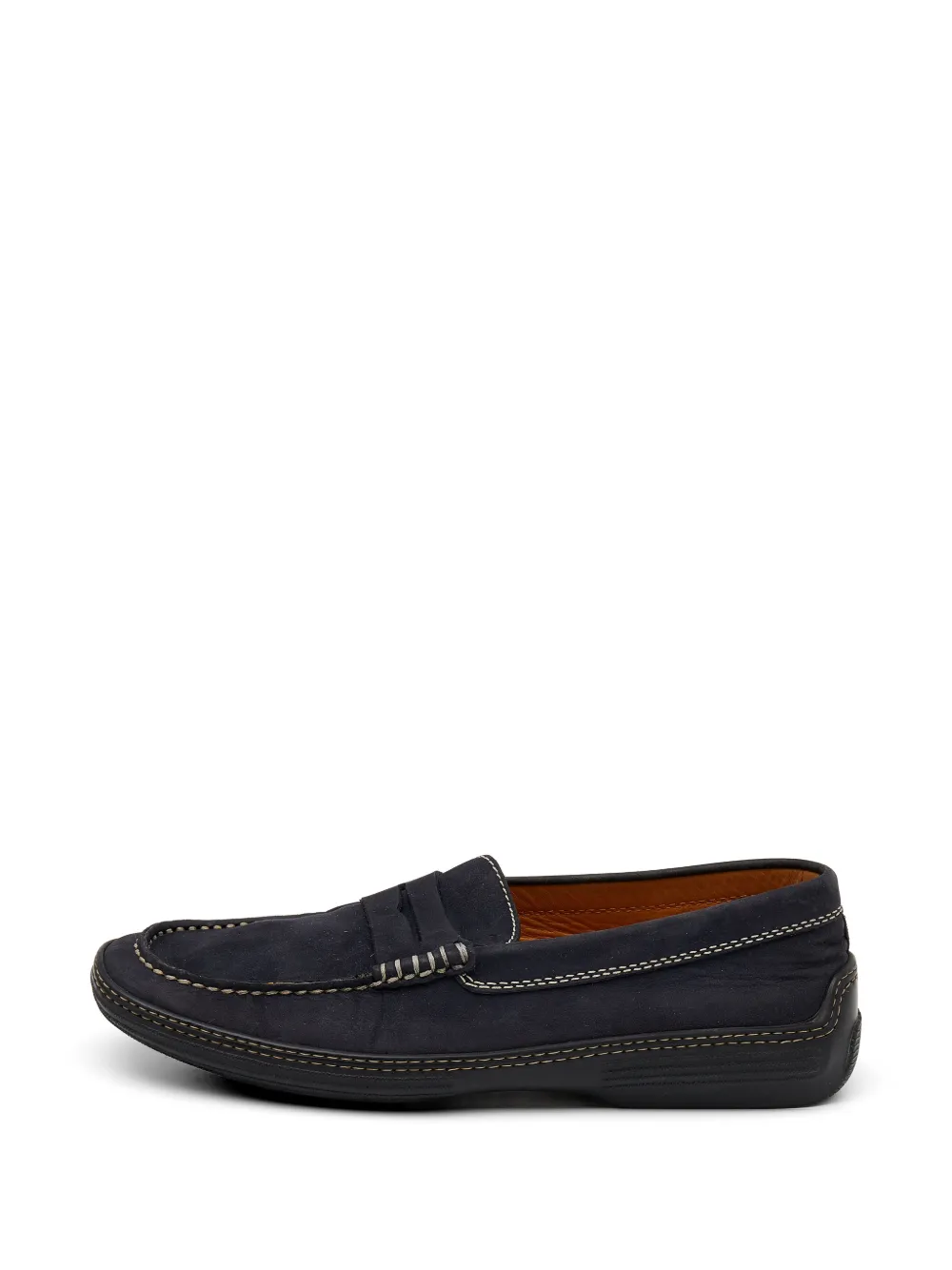 Tod's nubuck leather penny loafers - Blau