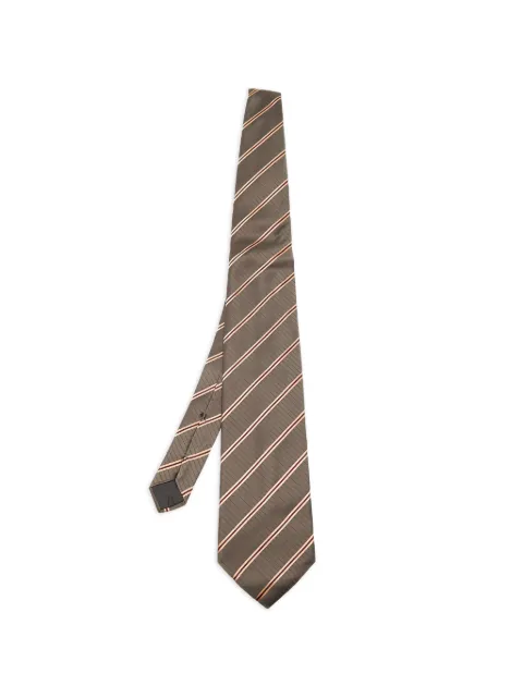 Lanvin Pre-Owned striped silk tie