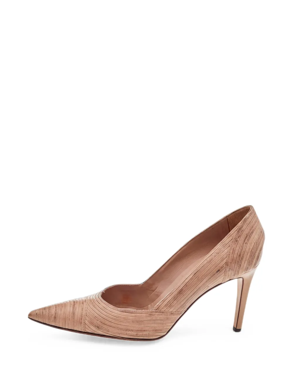 Sergio Rossi Vintage pointed-toe pumps - Nude