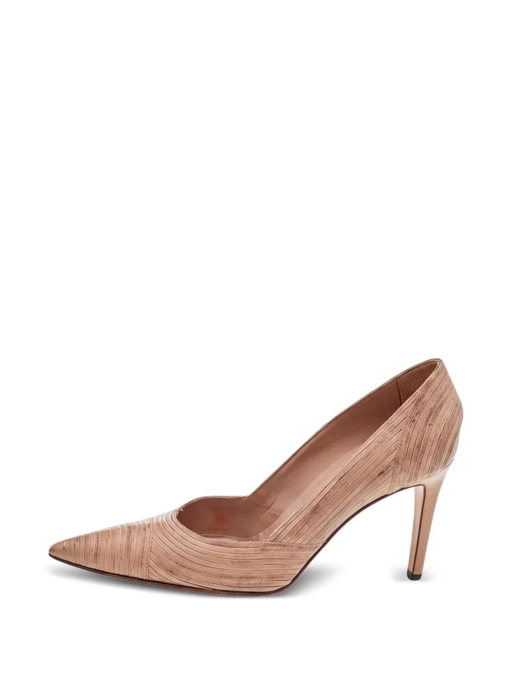 Sergio Rossi Vintage pointed-toe pumps - Nude