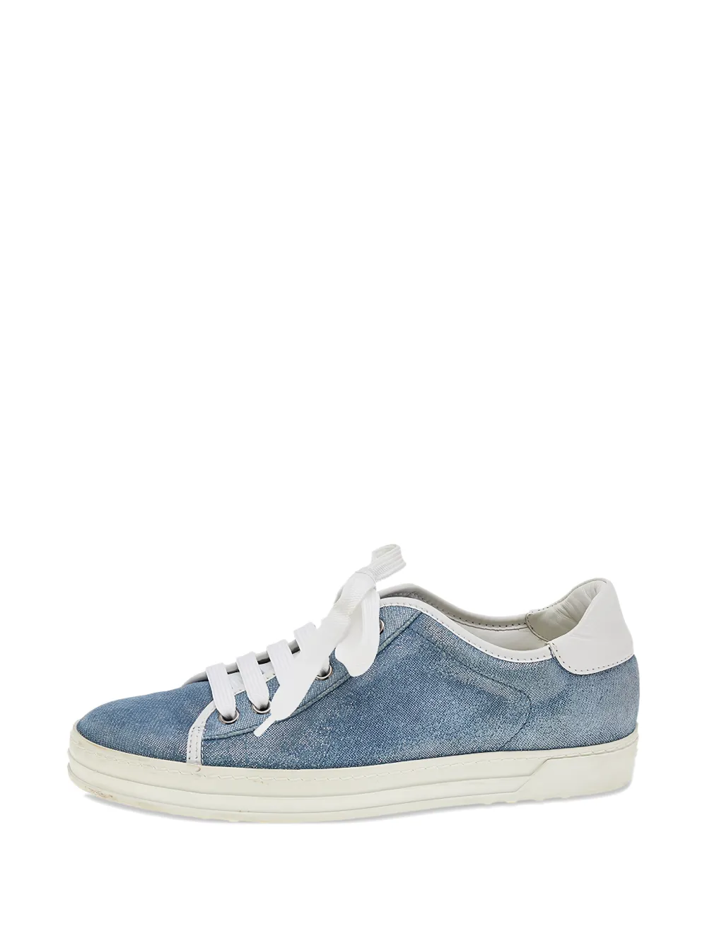 Tod's glitter suede sneakers - Blau