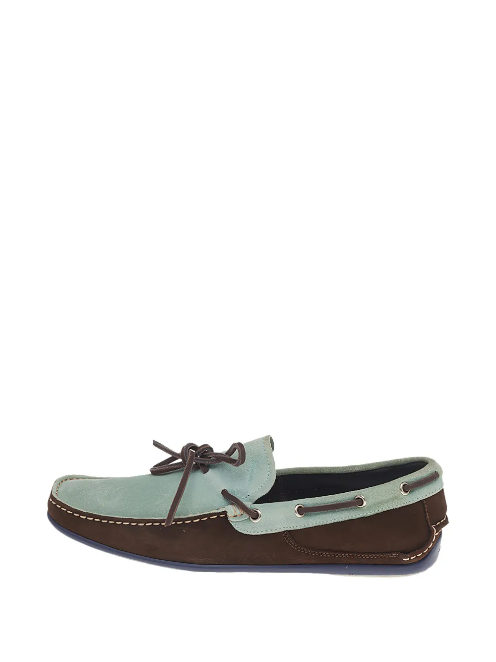 Ferragamo Pre-Owned bow-accent loafers - Grün