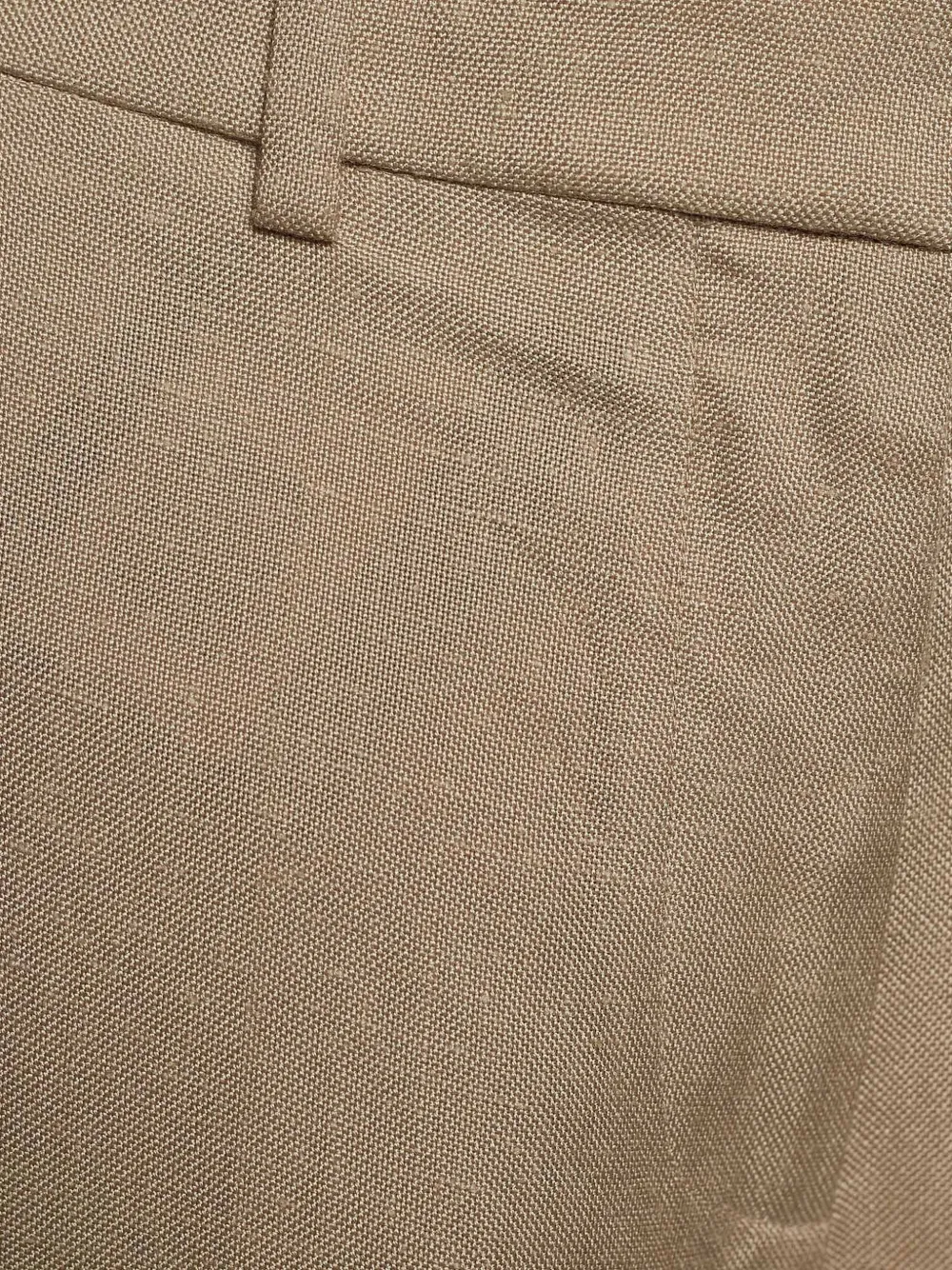 Stella McCartney Pre-Owned Broek met omgeslagen pijpen Beige