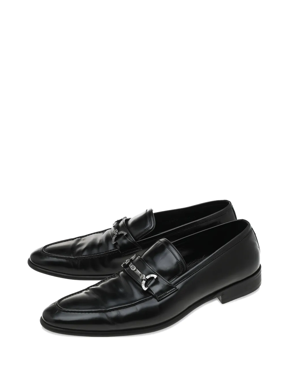 Dolce & Gabbana Pre-Owned DG horsebit loafers - Nero