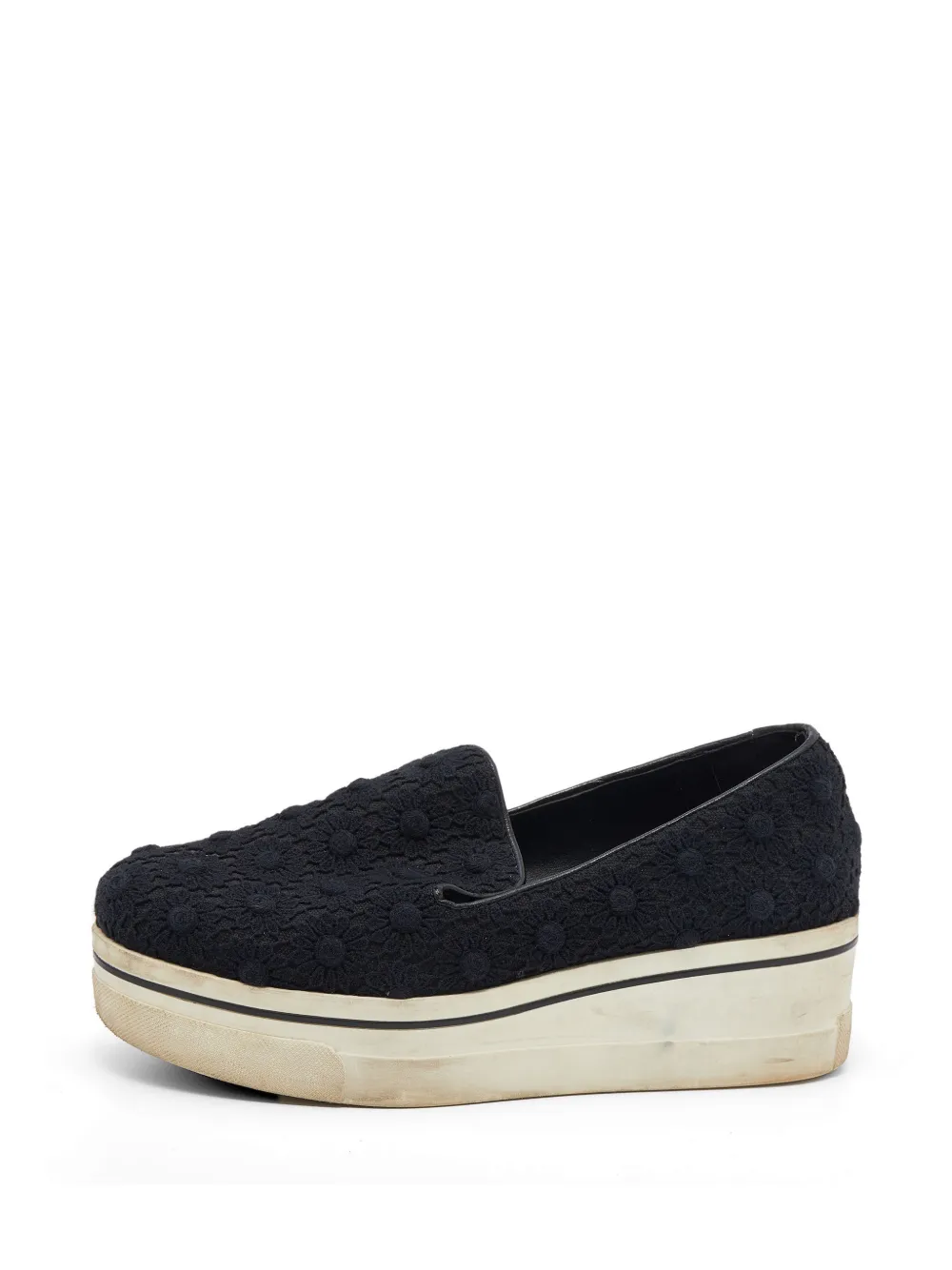 Stella McCartney Pre-Owned crochet platform sneakers - Schwarz