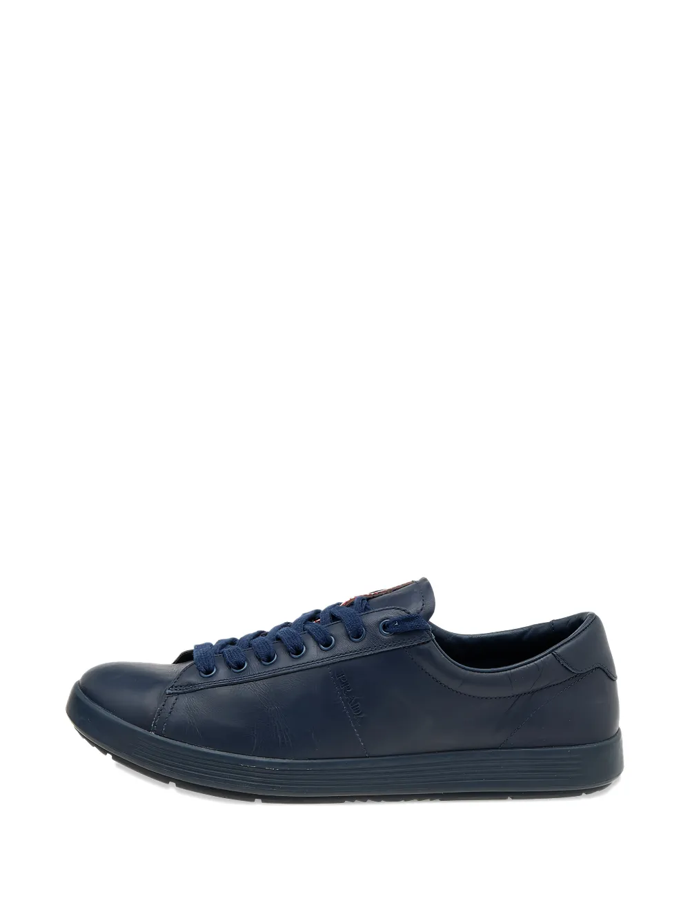 Prada Pre-Owned Prada Sport leather low-top sneakers - Blau