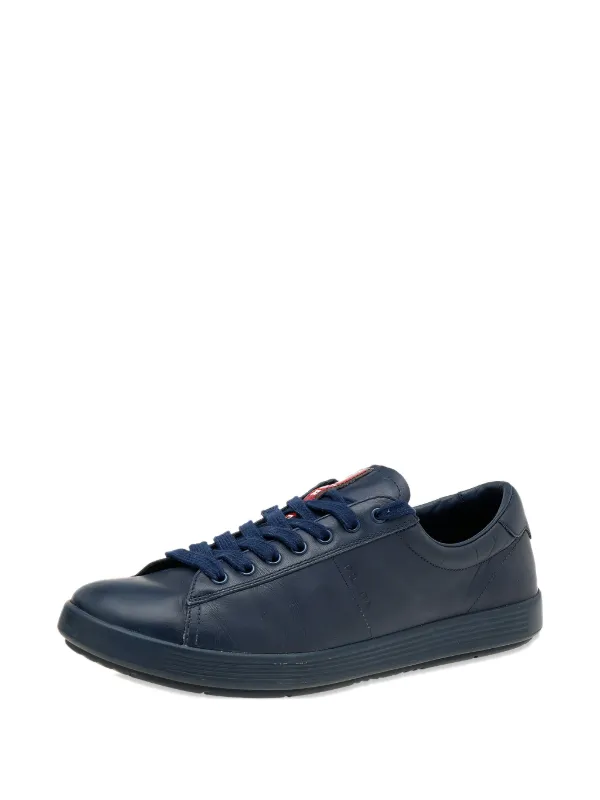 プラダスポーツ　スニーカー Prada Pre-Owned プラダ スポーツ スニーカー | ブルー | FARFETCH JP