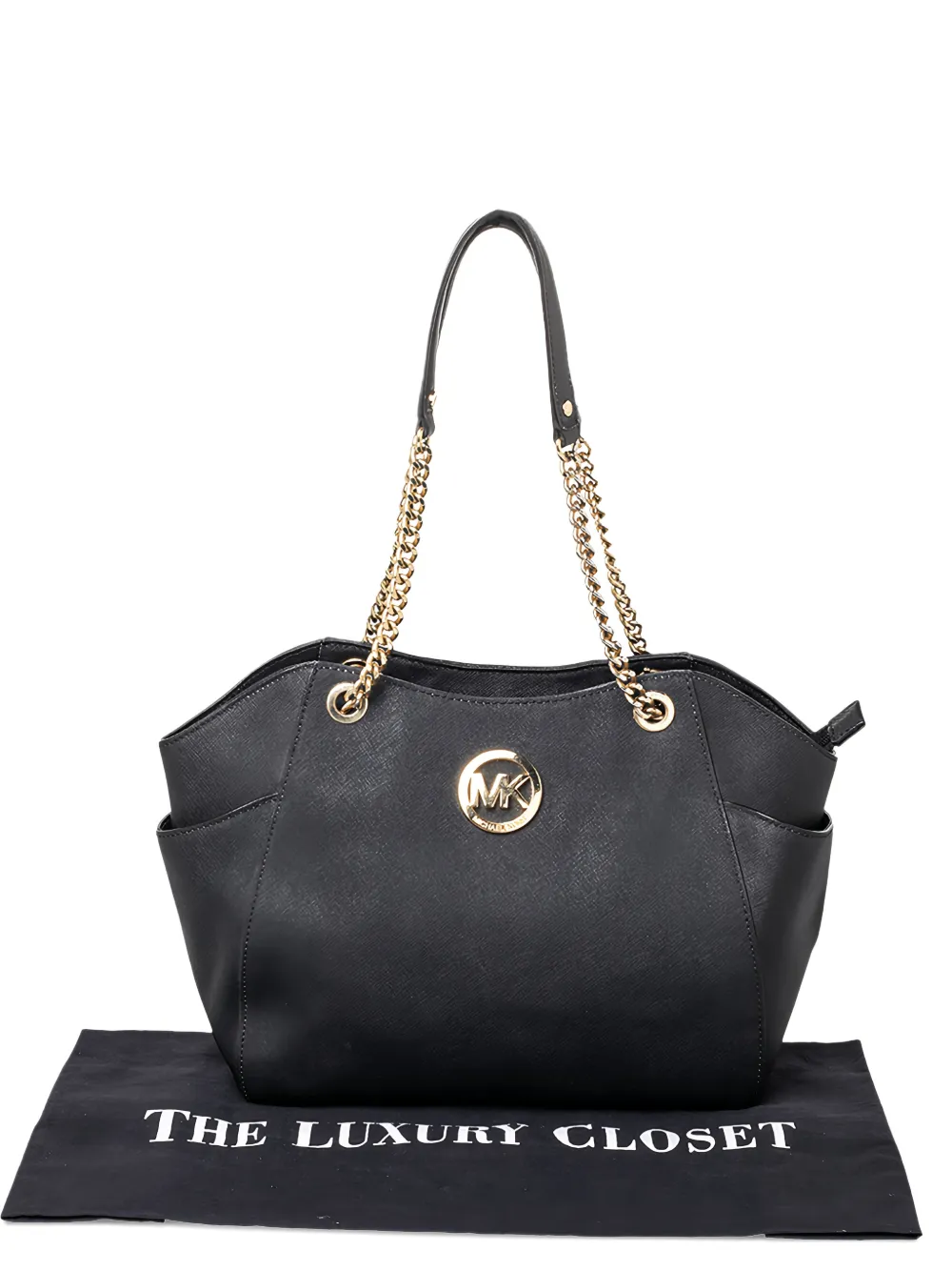 Michael Michael Kors Jet Set leather tote bag - Black