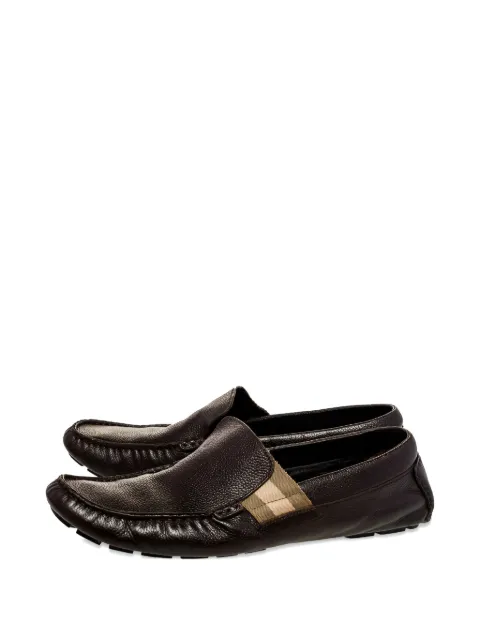 Gucci Pre-Owned Web-detail loafers