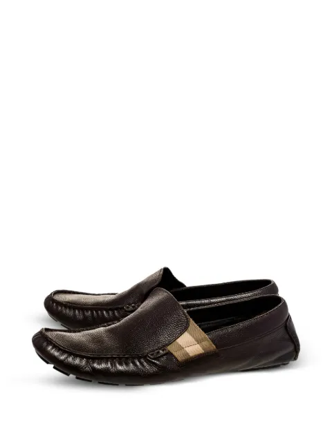 Gucci Pre-Owned Web-detail loafers