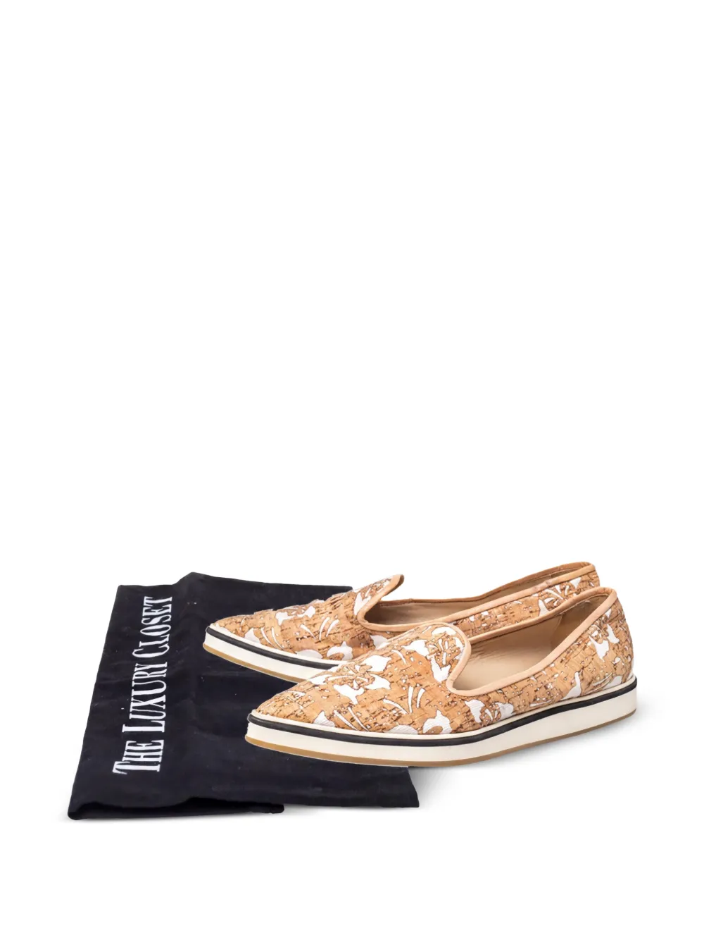 Nicholas Kirkwood pointed-toe slip-on sneakers - Nude