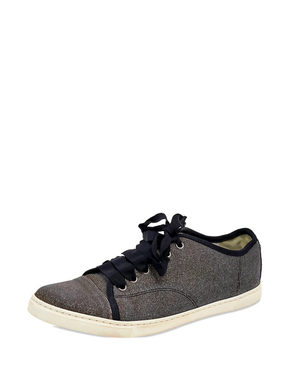 Miss Lanvin12 【078/800】 Lanvin Pre-Owned Metallic Glitter low-top Sneakers | Black