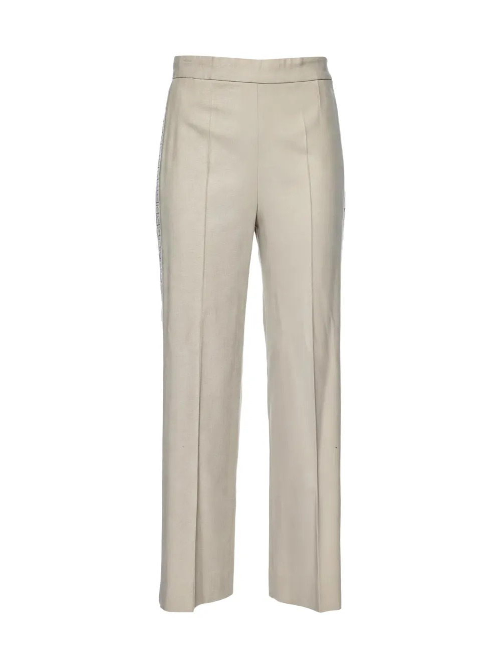 Chloé Pre-Owned side trim parallel trousers - Toni neutri
