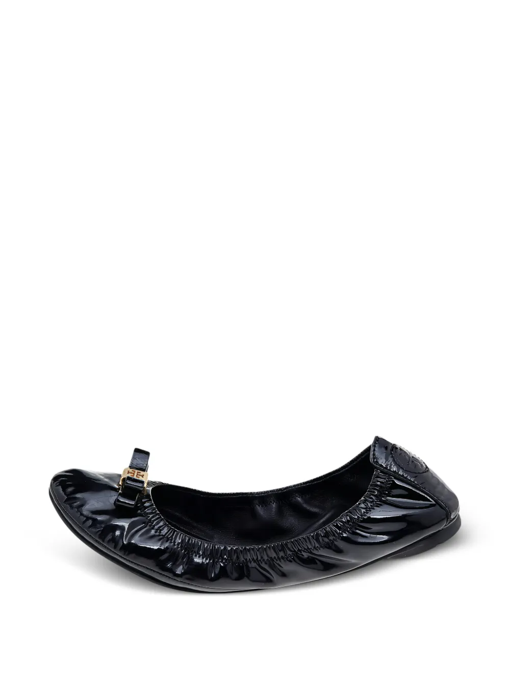 Tory Burch scrunch ballet flats - Nero