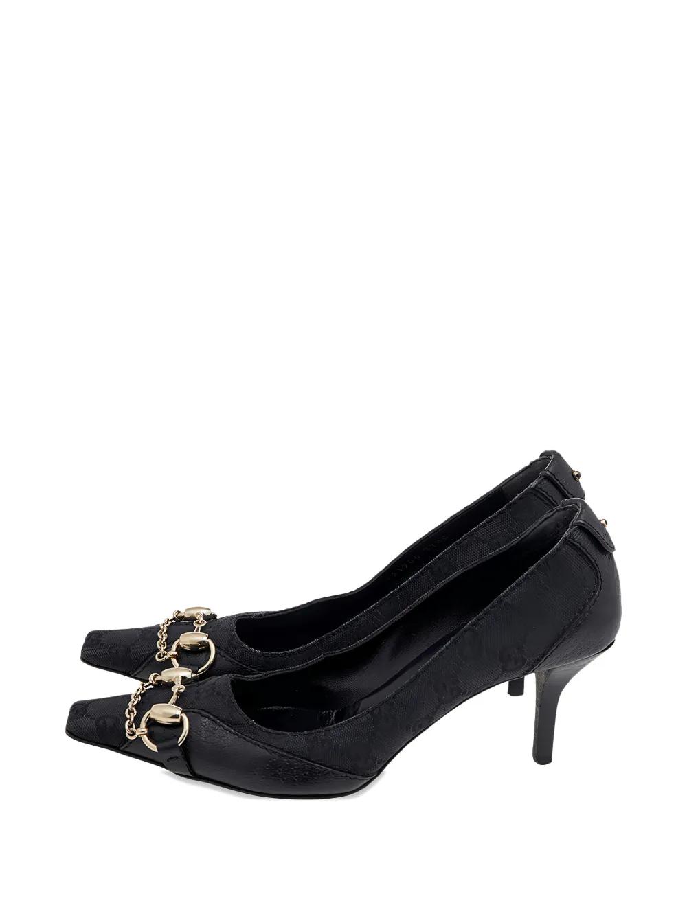 Gucci Pre-Owned GG Horsebit pumps - Schwarz