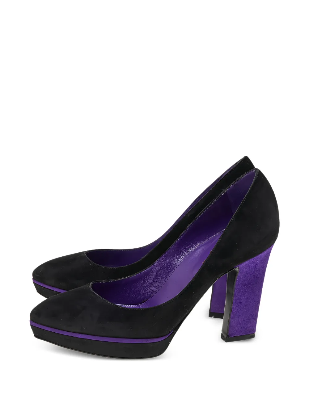 Sergio Rossi Platform suede pumps - Nero