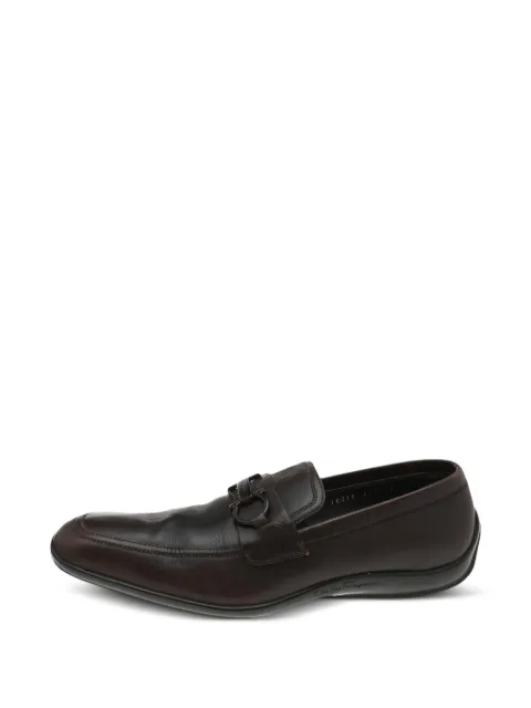 Ferragamo Pre-Owned Gancini Bit loafers