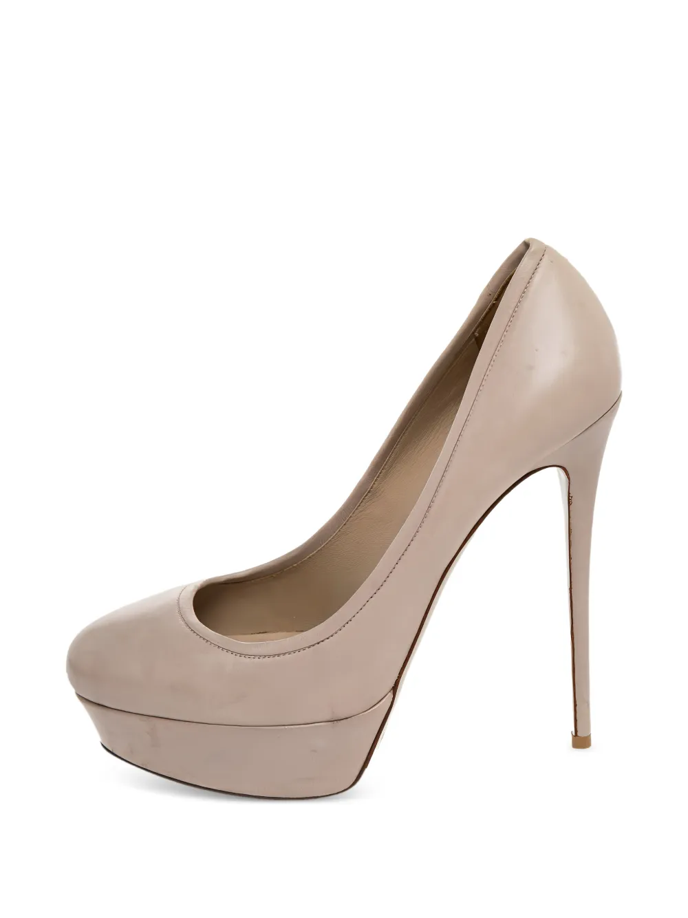 Valentino Garavani Pre-Owned platform pumps - Nude