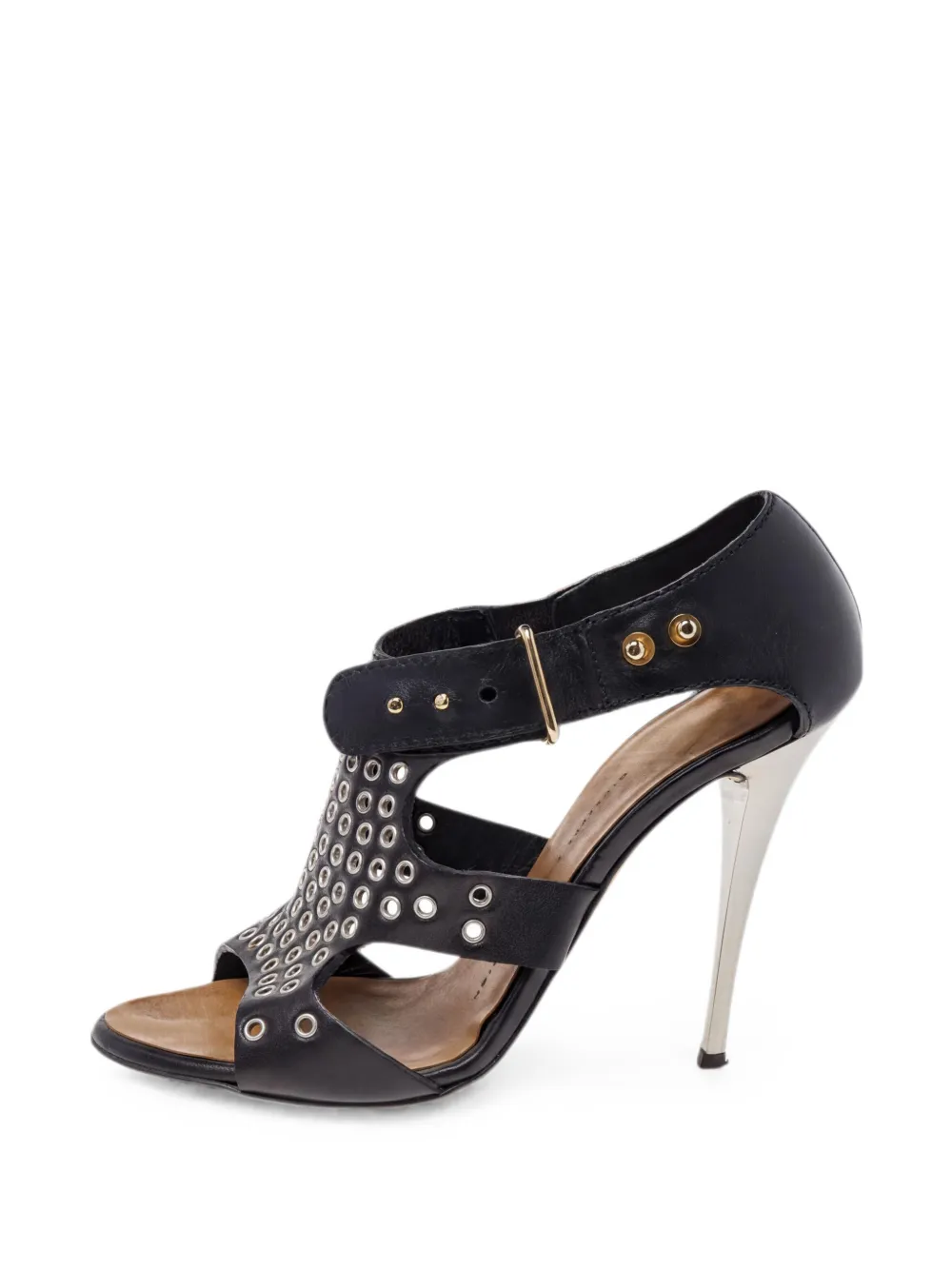 Giuseppe Zanotti Vintage eyelet ankle-strap sandals - Nero
