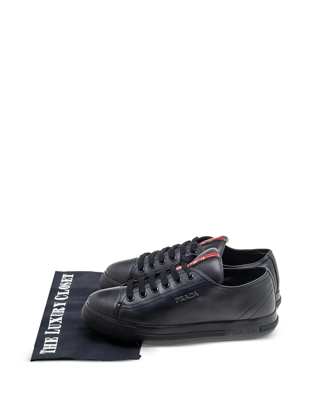 Prada Pre-Owned プラダ スポーツ スニーカー | ブラック | FARFETCH JP