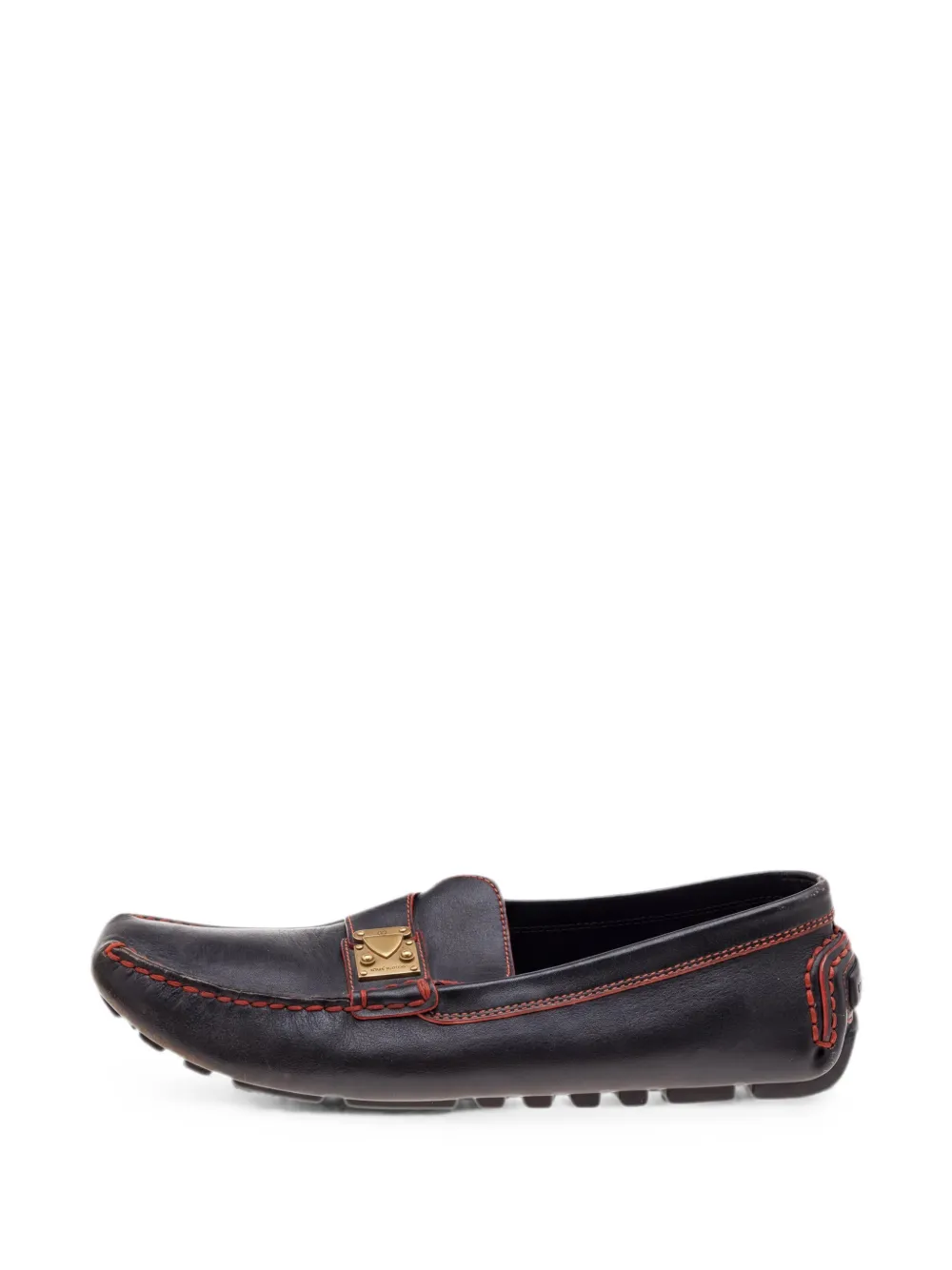 Louis Vuitton Pre-Owned S Lock loafers - Schwarz