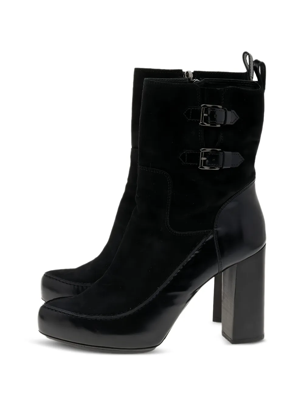 Tod's buckled leather boots - Schwarz